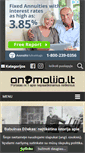 Mobile Screenshot of anomalija.lt