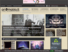 Tablet Screenshot of anomalija.lt